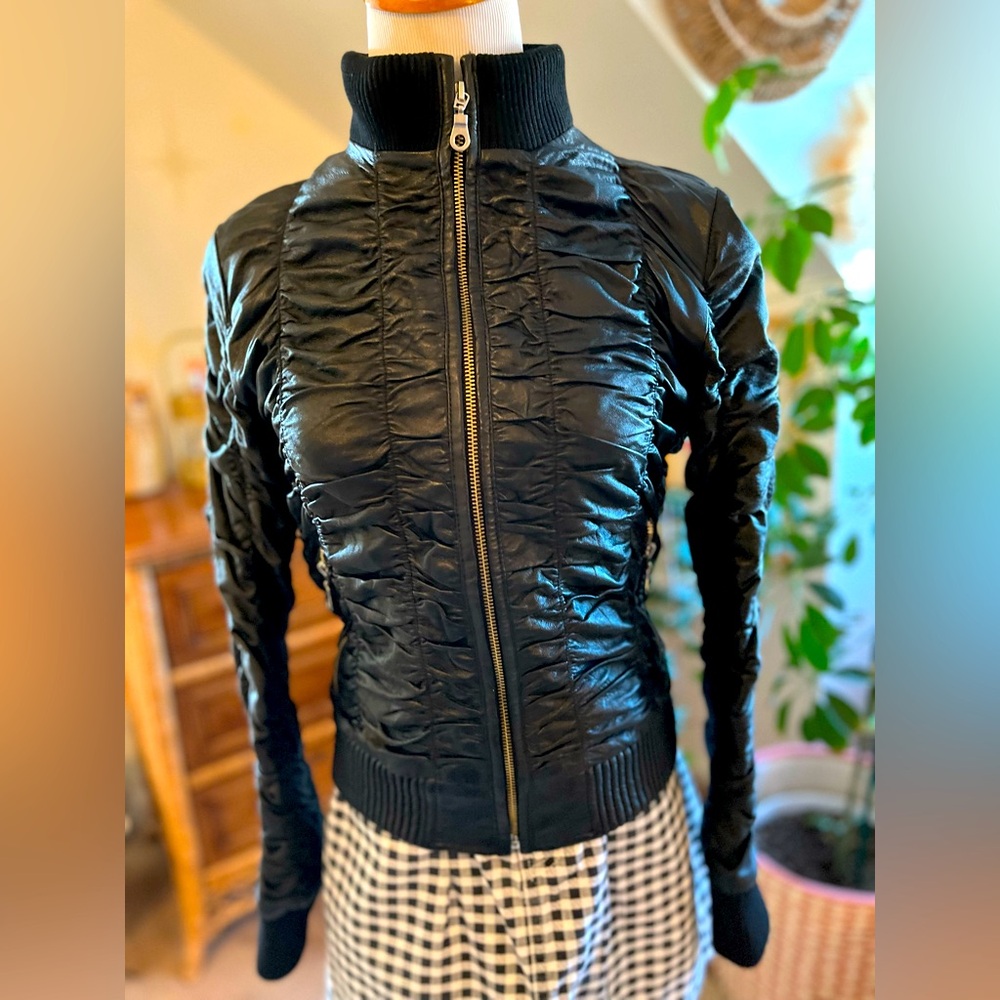 Identify leather jacket